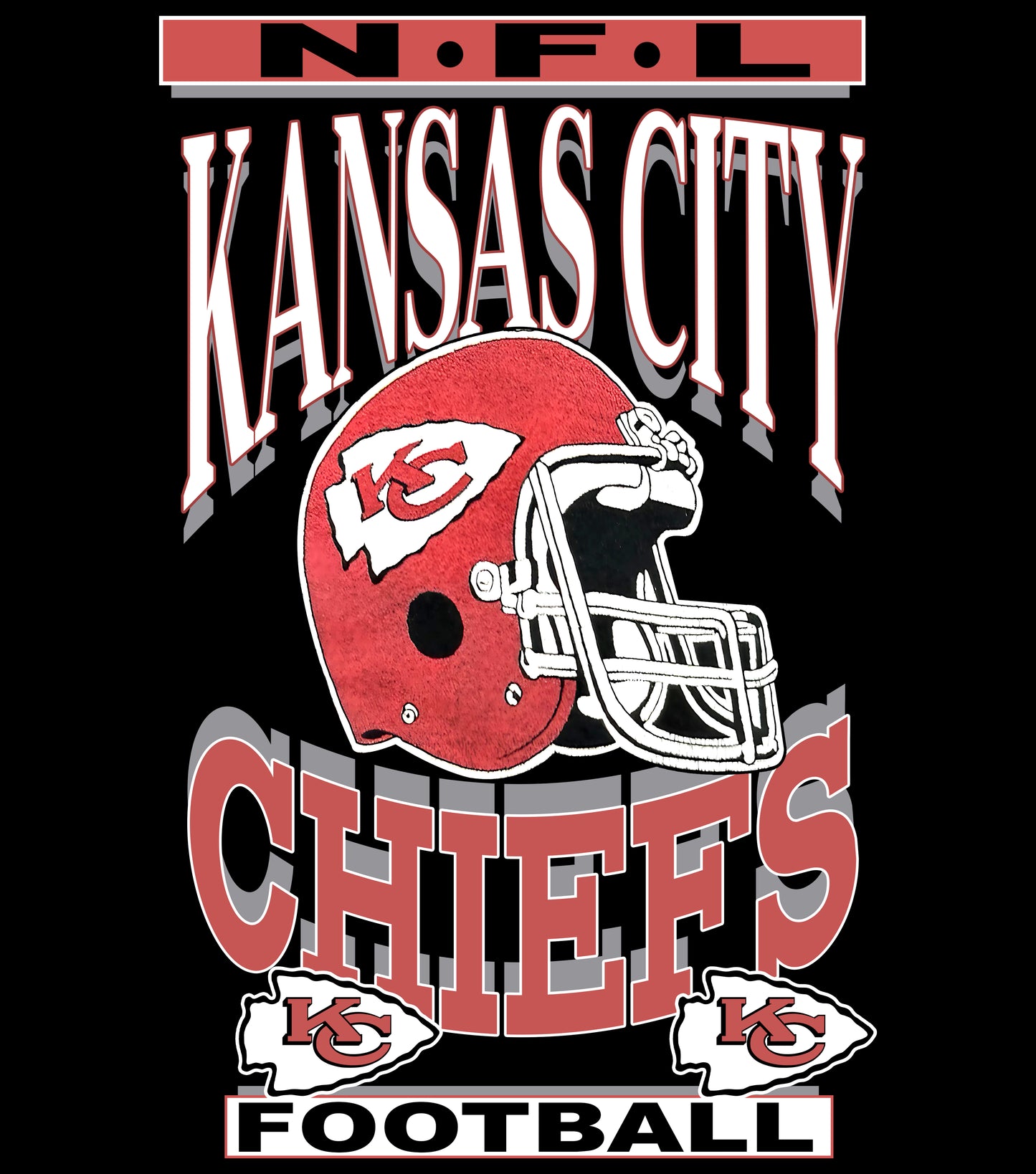 Kansas City Chiefs Vintage NFL Hoodie – Retro Game Day Pullover for Football Fans