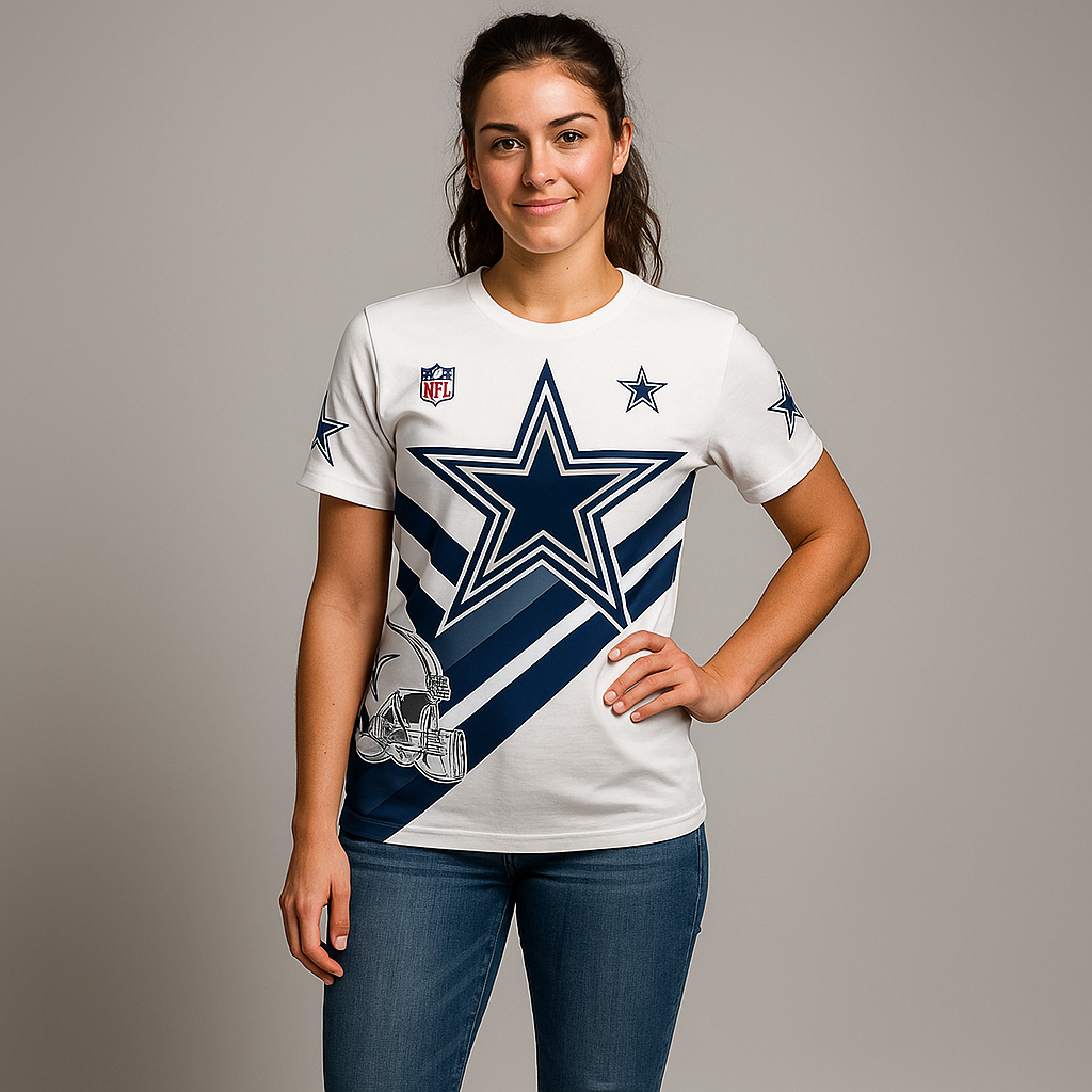 Dallas Cowboys T-Shirt | NFL Official Fan Gear | Men’s Game Day Tee