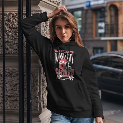 Kansas City Chiefs Vintage NFL Hoodie – Retro Game Day Pullover for Football Fans