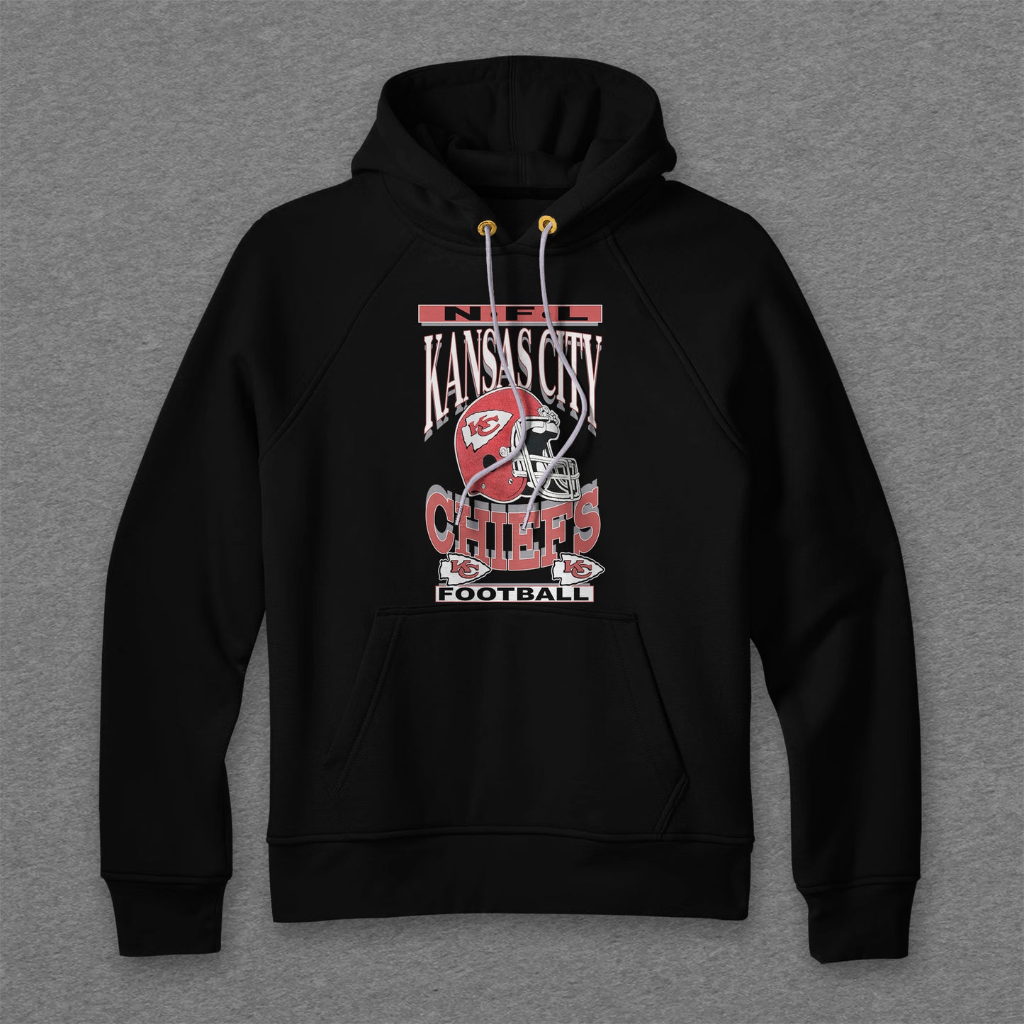 Kansas City Chiefs Vintage NFL Hoodie – Retro Game Day Pullover for Football Fans