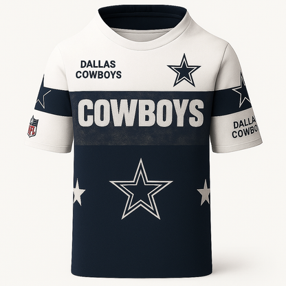 Dallas Cowboys T-Shirt | NFL Official Fan Gear | Men’s Game Day Tee