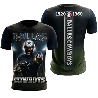 Dallas Cowboys T-Shirt | NFL 1920–1960 Heritage Fan Gear x Game Day Tee | Unisex Apparel