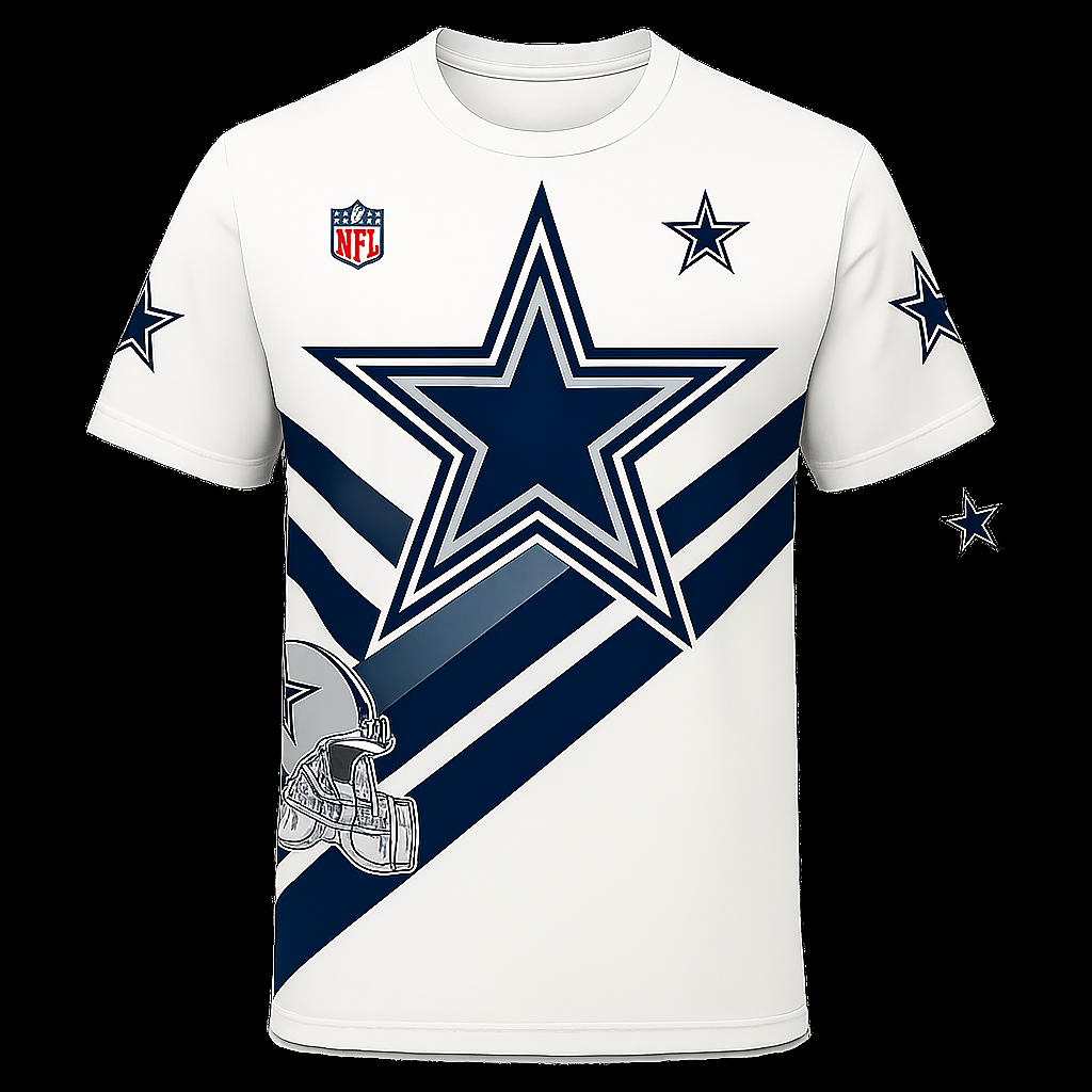 Dallas Cowboys T-Shirt | NFL Official Fan Gear | Men’s Game Day Tee