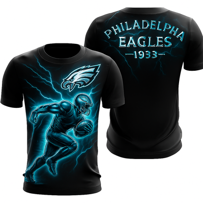 Philadelphia Eagles NFL T-Shirt | Electric Graphic Football Tee | Eagles Fan Apparel