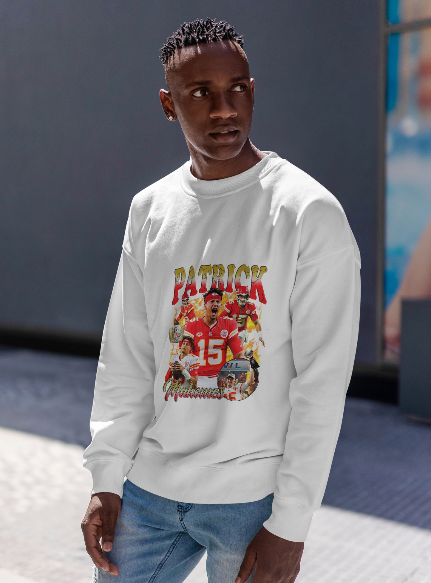 Kansas City Chiefs Sweatshirt – Patrick Mahomes Graphic Apparel