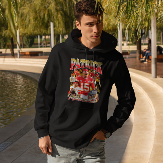 Patrick Mahomes Hoodie – Kansas City Chiefs Retro Sweatshirt