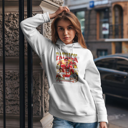 Patrick Mahomes Hoodie – Kansas City Chiefs Retro Sweatshirt