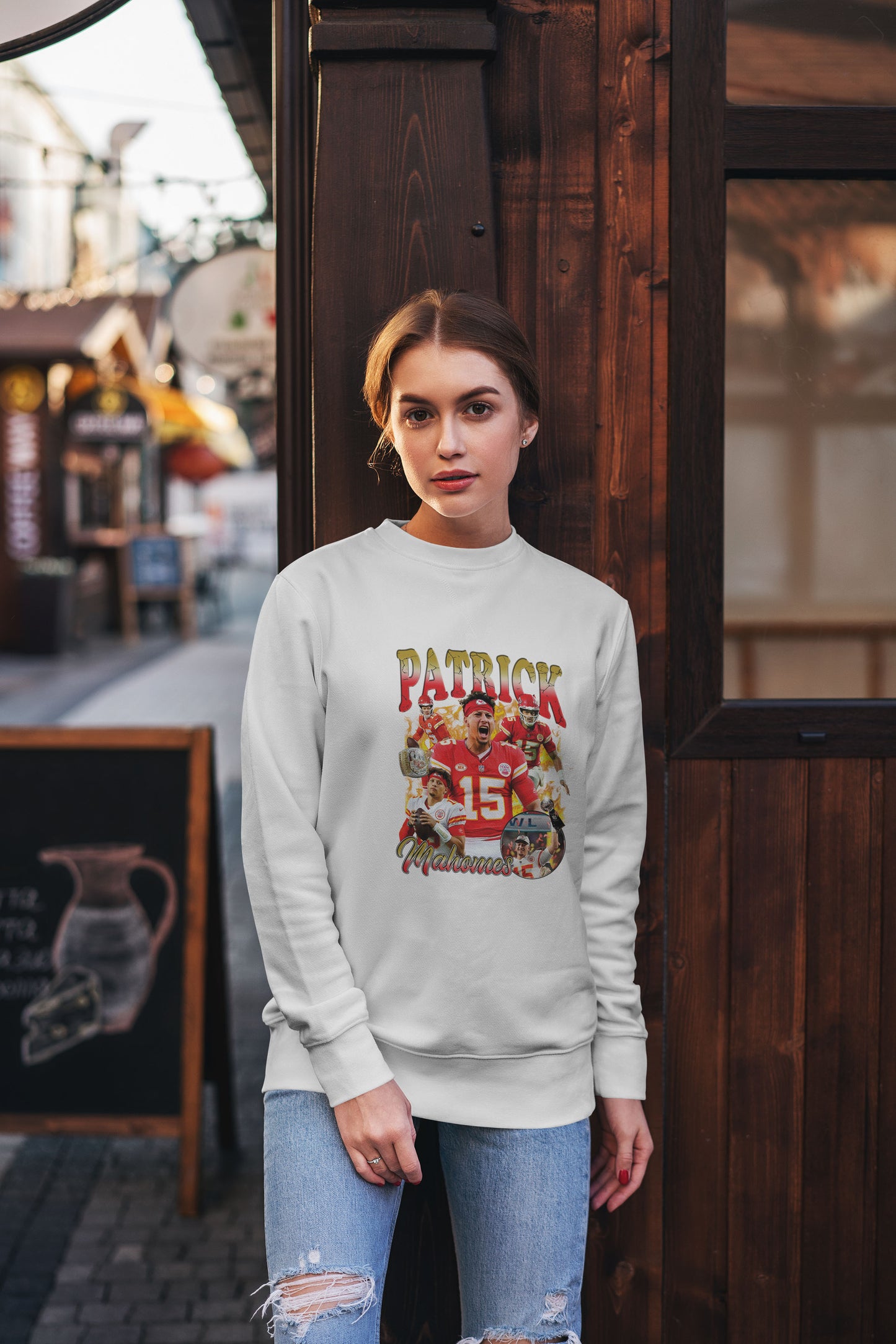 Kansas City Chiefs Sweatshirt – Patrick Mahomes Graphic Apparel