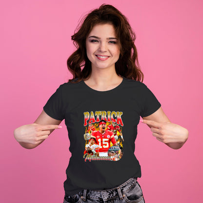 Patrick Mahomes #15 T-Shirt – Kansas City Chiefs Fan Football Tee