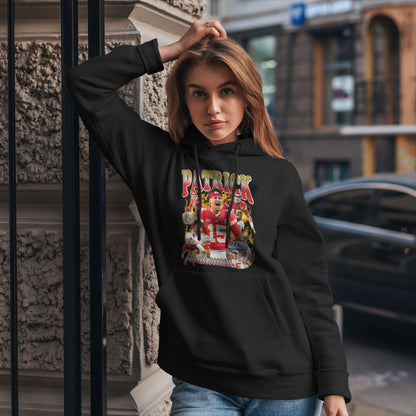 Patrick Mahomes Hoodie – Kansas City Chiefs Retro Sweatshirt