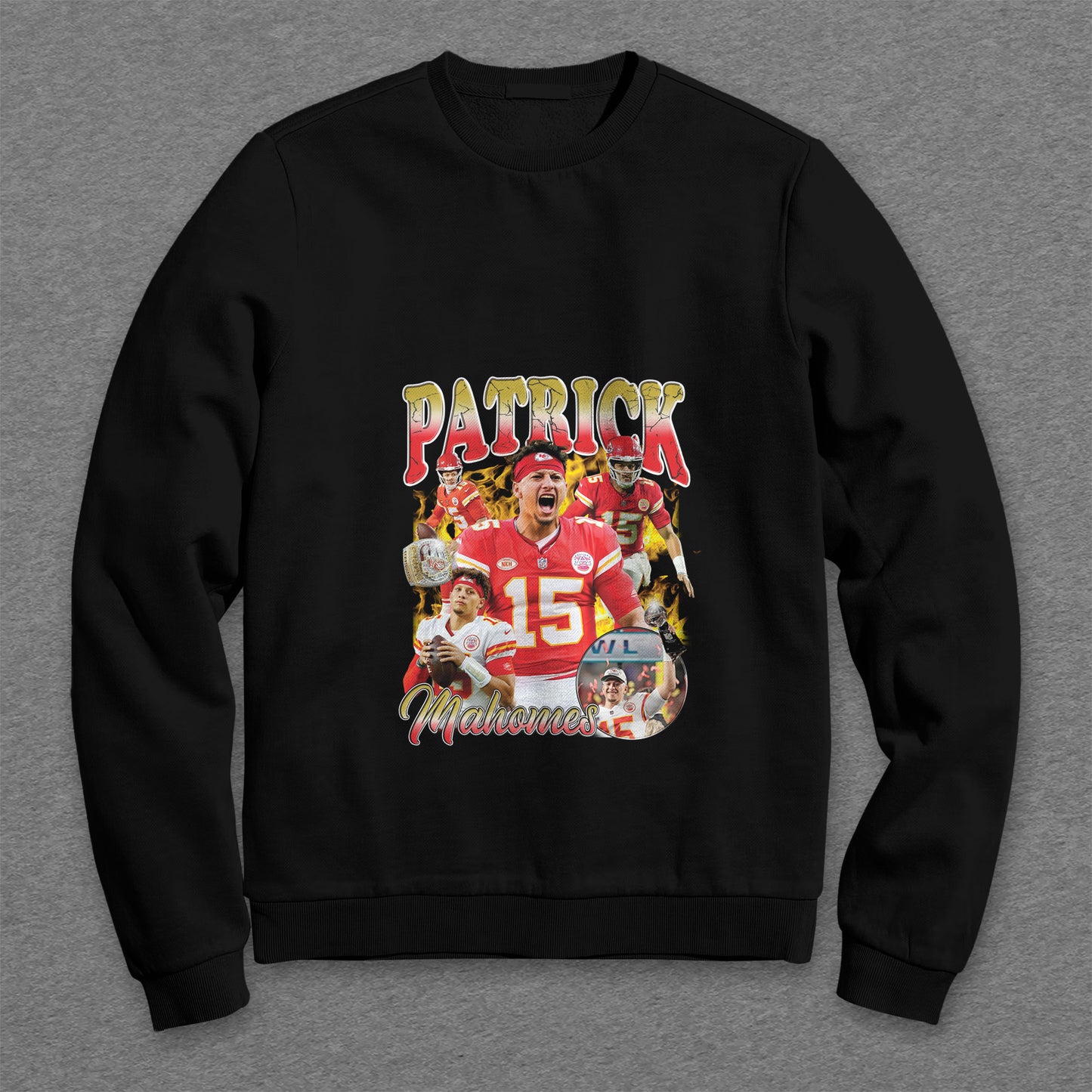 Kansas City Chiefs Sweatshirt – Patrick Mahomes Graphic Apparel