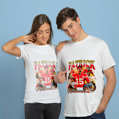 Patrick Mahomes #15 T-Shirt – Kansas City Chiefs Fan Football Tee