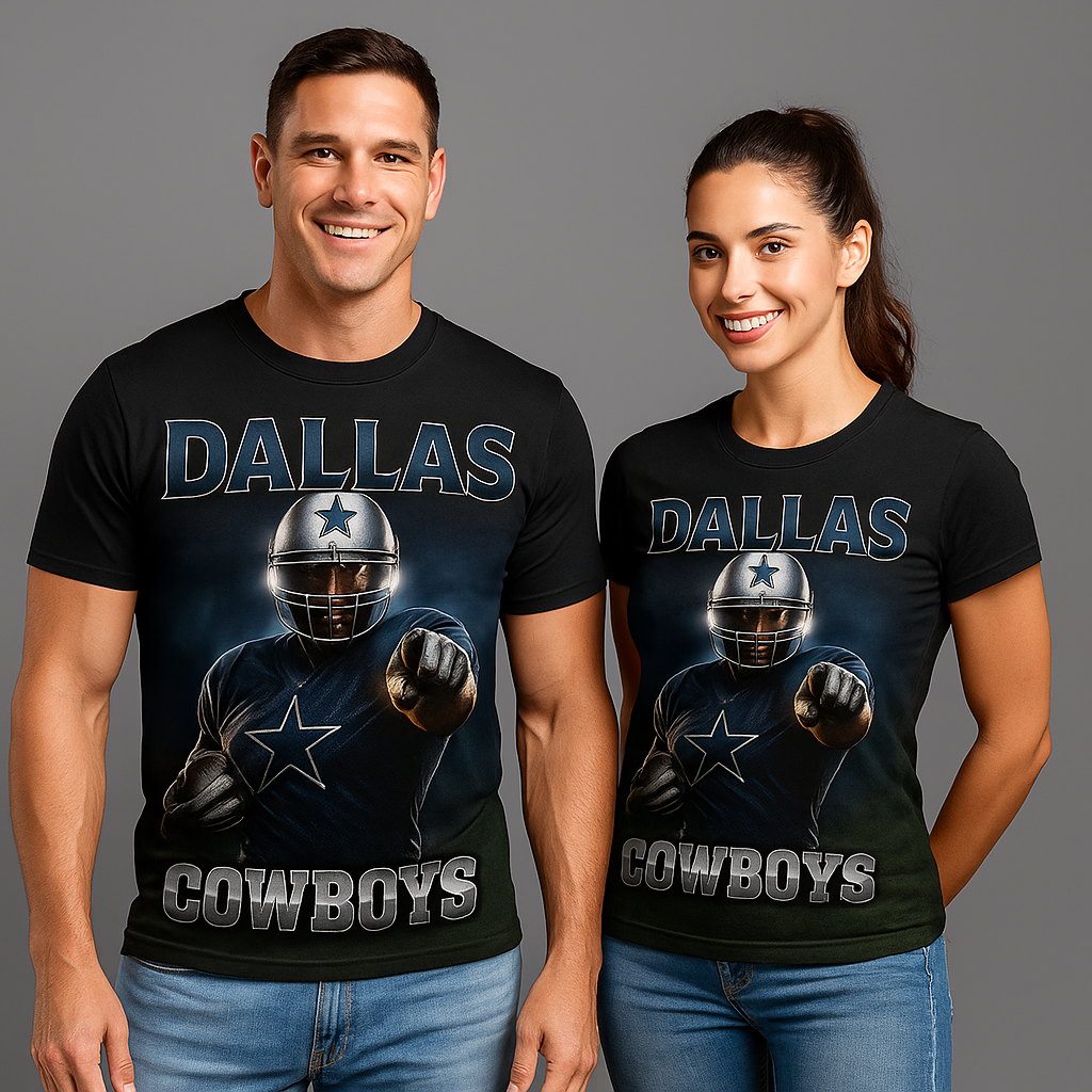 Dallas Cowboys T-Shirt | NFL 1920–1960 Heritage Fan Gear x Game Day Tee | Unisex Apparel