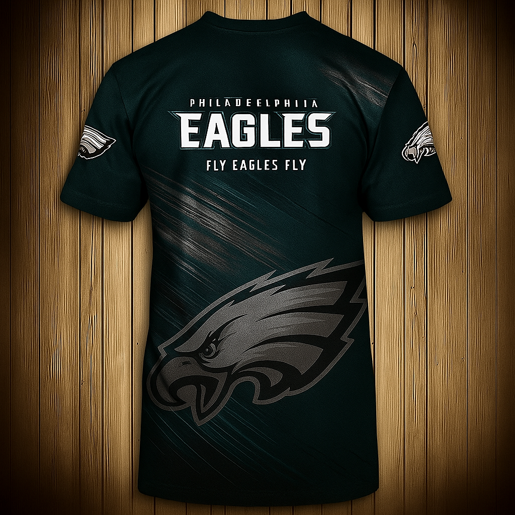 Philadelphia Eagles NFL T-Shirt | Fly Eagles Fly Fan Tee | Official Football Apparel