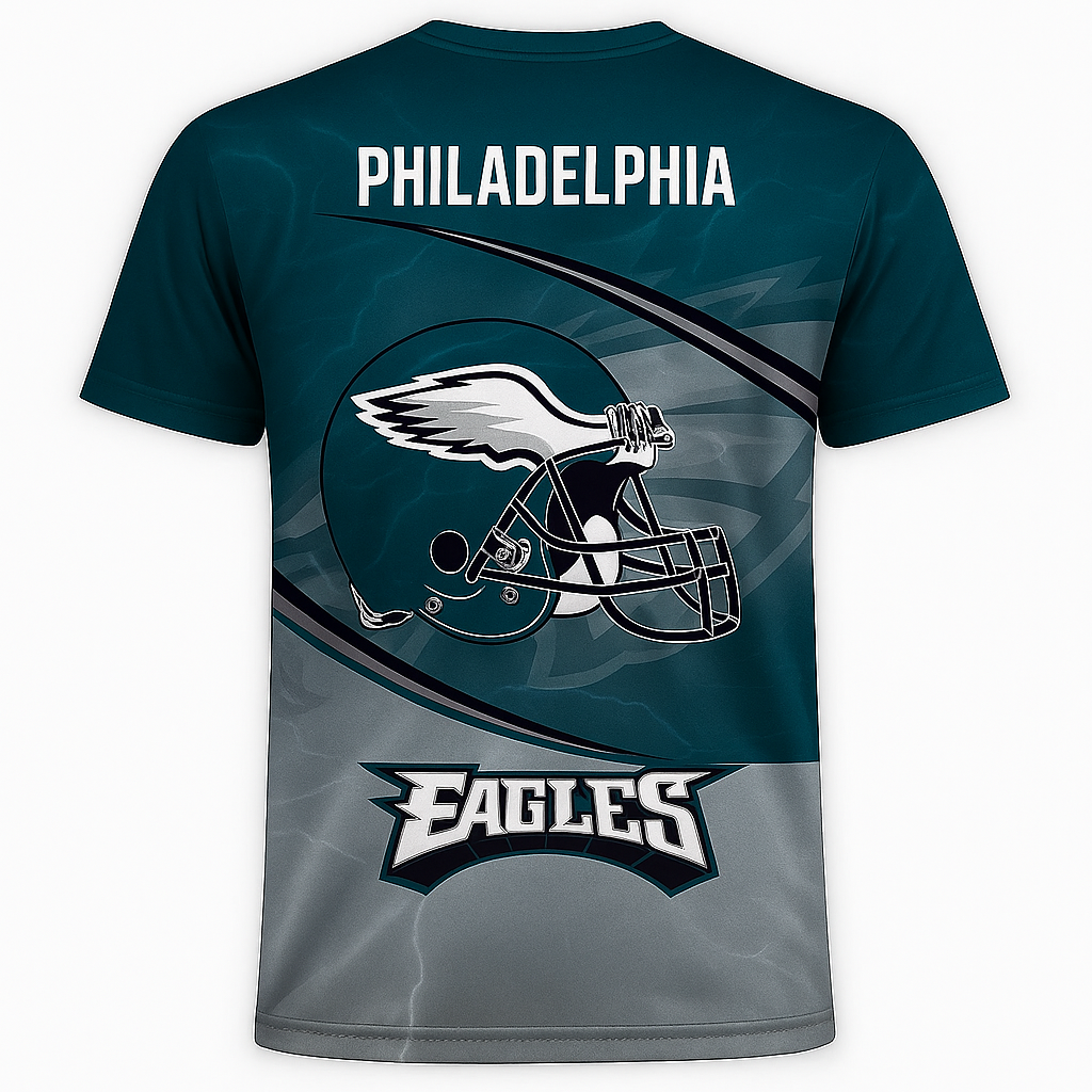 Philadelphia Eagles NFL T-Shirt | Limited Edition 1933–2025 Anniversary | Game Day Fan Tee