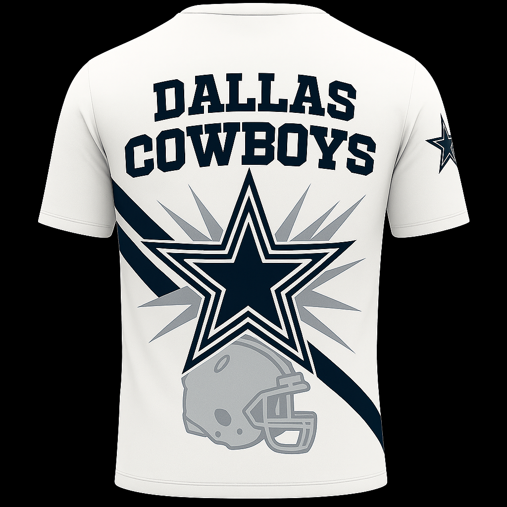 Dallas Cowboys T-Shirt | NFL Official Fan Gear | Men’s Game Day Tee