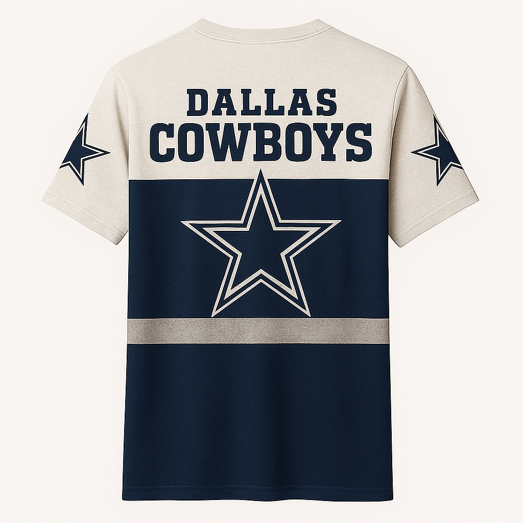 Dallas Cowboys T-Shirt | NFL Official Fan Gear | Men’s Game Day Tee