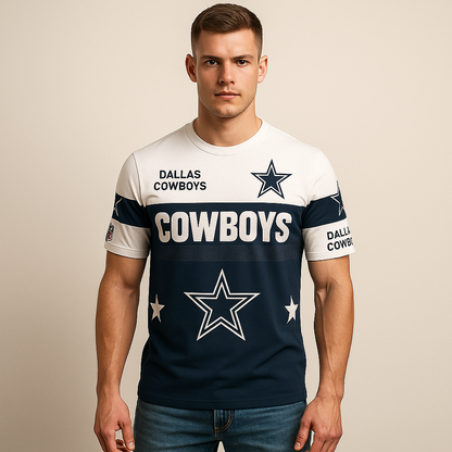 Dallas Cowboys T-Shirt | NFL Official Fan Gear | Men’s Game Day Tee