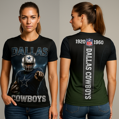Dallas Cowboys T-Shirt | NFL 1920–1960 Heritage Fan Gear x Game Day Tee | Unisex Apparel