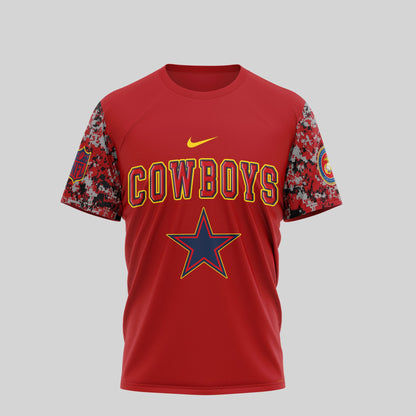 Dallas Cowboys x USMC 250th Anniversary T-Shirt | Limited Edition NFL Tribute Tee