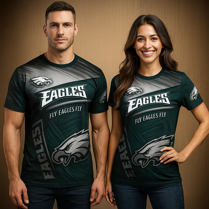 Philadelphia Eagles NFL T-Shirt | Fly Eagles Fly Fan Tee | Official Football Apparel