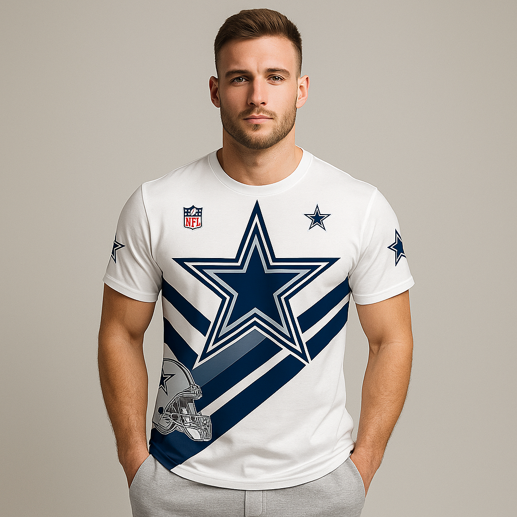 Dallas Cowboys T-Shirt | NFL Official Fan Gear | Men’s Game Day Tee