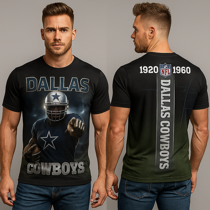 Dallas Cowboys T-Shirt | NFL 1920–1960 Heritage Fan Gear x Game Day Tee | Unisex Apparel
