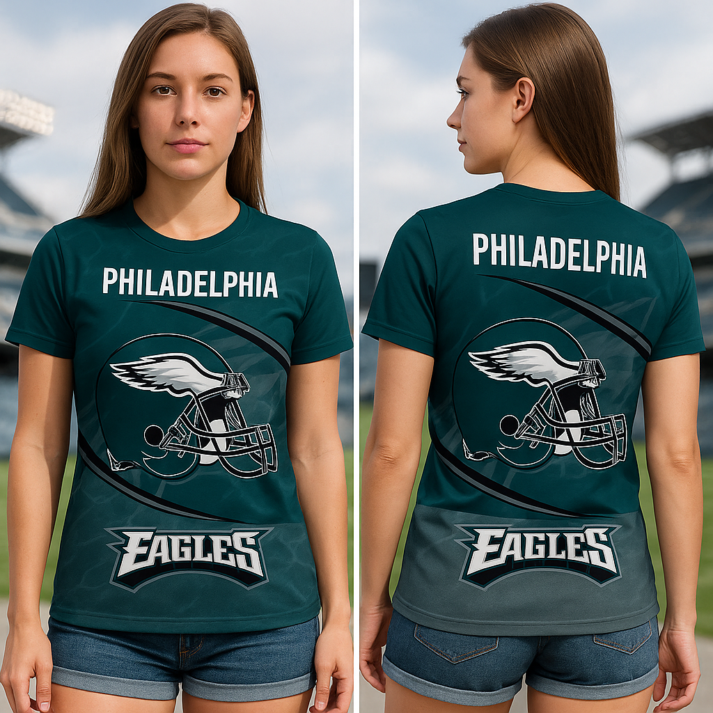 Philadelphia Eagles NFL T-Shirt | Limited Edition 1933–2025 Anniversary | Game Day Fan Tee
