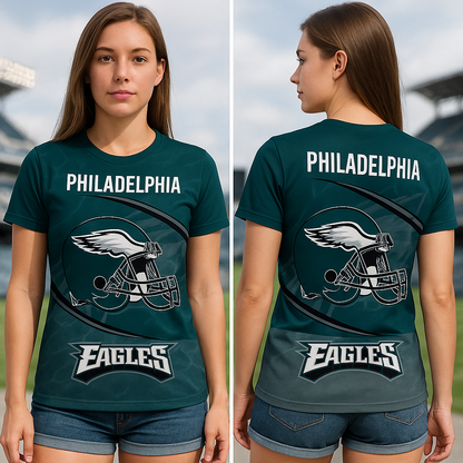 Philadelphia Eagles NFL T-Shirt | Limited Edition 1933–2025 Anniversary | Game Day Fan Tee