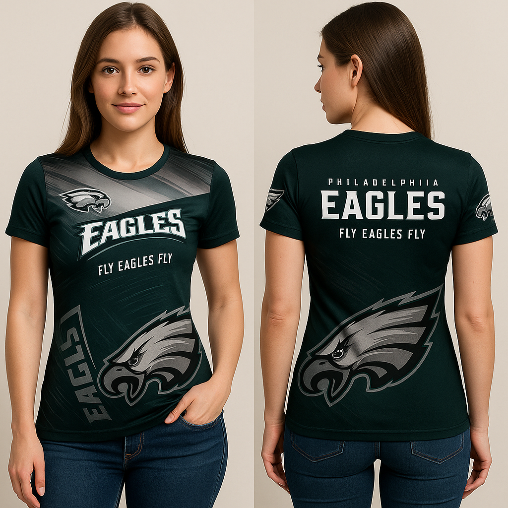 Philadelphia Eagles NFL T-Shirt | Fly Eagles Fly Fan Tee | Official Football Apparel