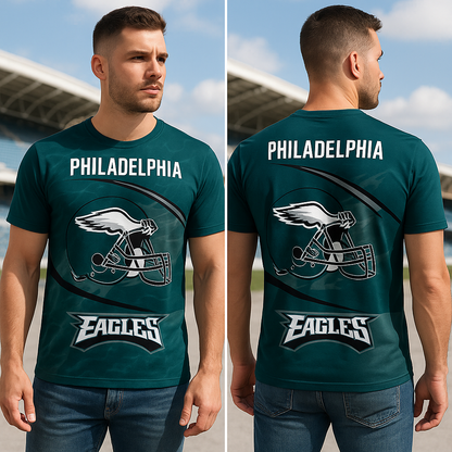 Philadelphia Eagles NFL T-Shirt | Limited Edition 1933–2025 Anniversary | Game Day Fan Tee