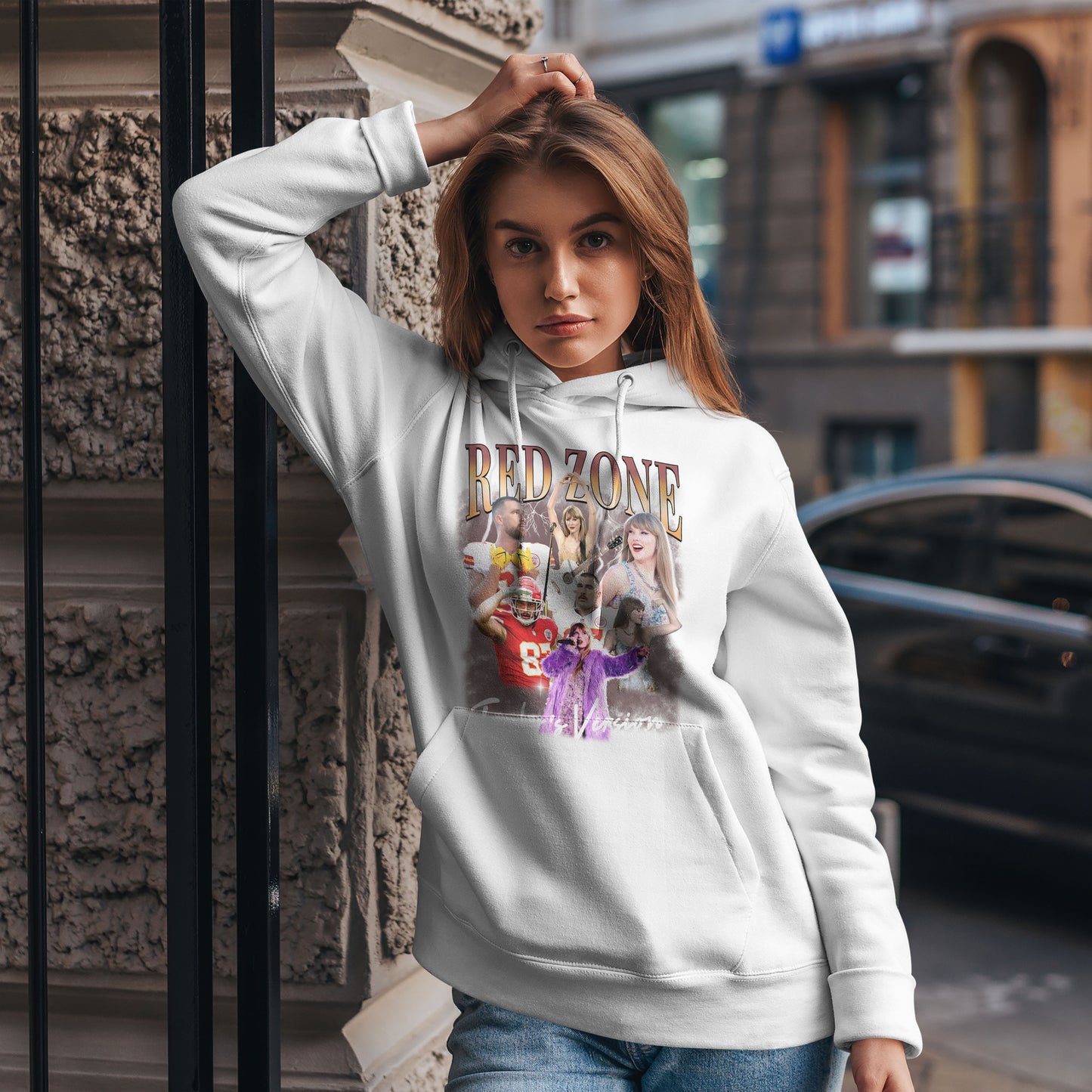 Red Zone Taylor Version Hoodie – Chiefs x Swiftie Unisex