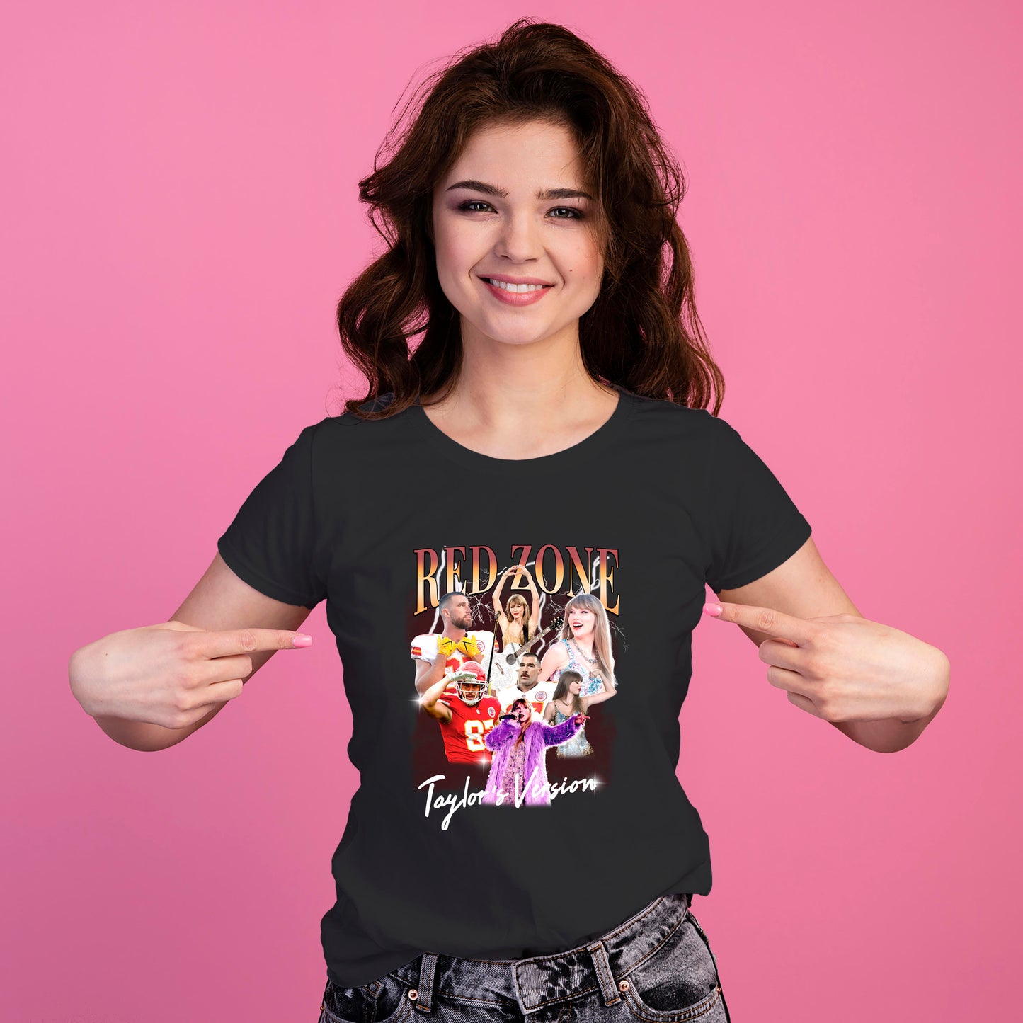 Red Zone T-Shirt – Travis Kelce & Taylor Swift Fan Tee | Chiefs Shirt