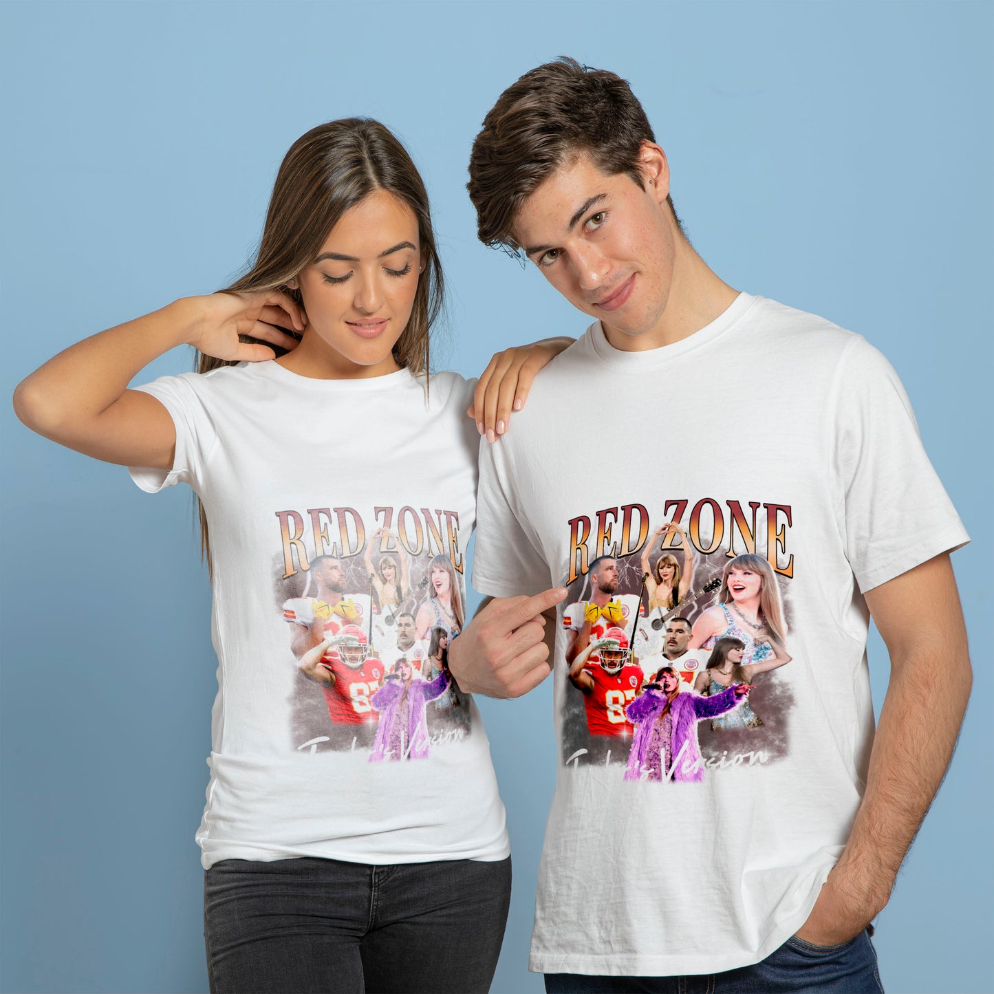 Red Zone T-Shirt – Travis Kelce & Taylor Swift Fan Tee | Chiefs Shirt