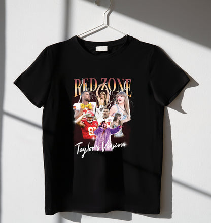 Red Zone T-Shirt – Travis Kelce & Taylor Swift Fan Tee | Chiefs Shirt
